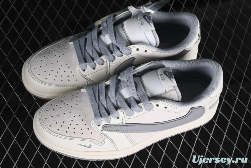 Nike Travis Scott x Fragment Design x Air Jordan 1 Low OG SP AJ1 Supreme Collaboration - XZ2268-003