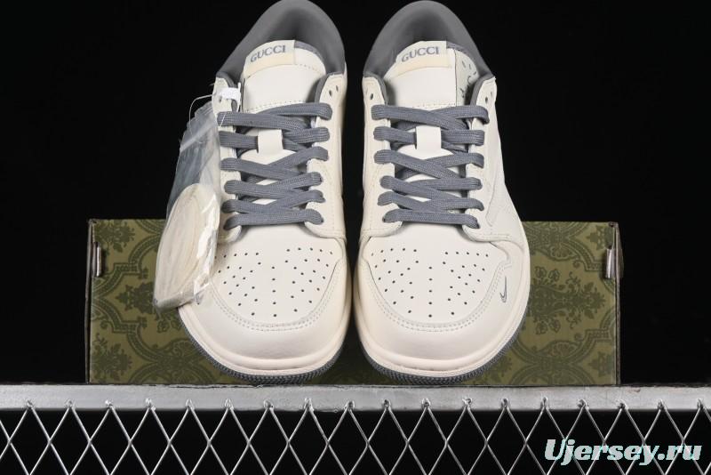 Nike Travis Scott x Fragment Design x Air Jordan 1 Low OG SP AJ1 Low Top Casual Sneakers - DM6688-607