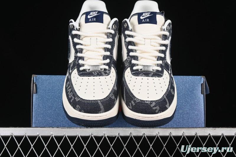 Nike Air Force 1 '07 Low Levi's Collaboration - Dark Denim Low-Top Casual Sneakers SJ6698-002