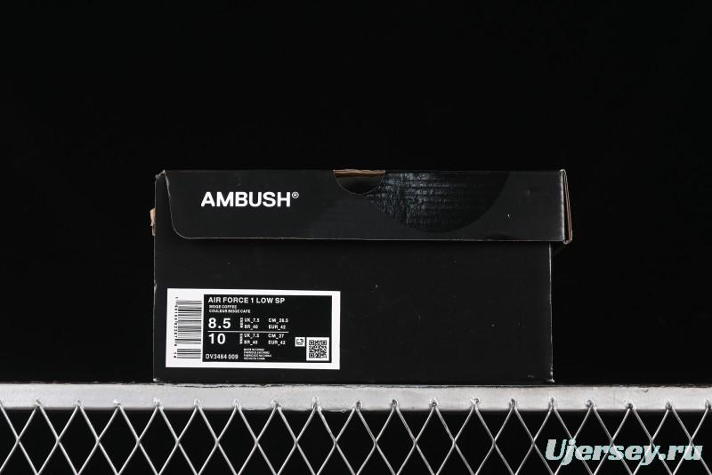 Nike Air Force 1 '07 Low Ambush Collaboration Casual Sneakers - DV3464-009
