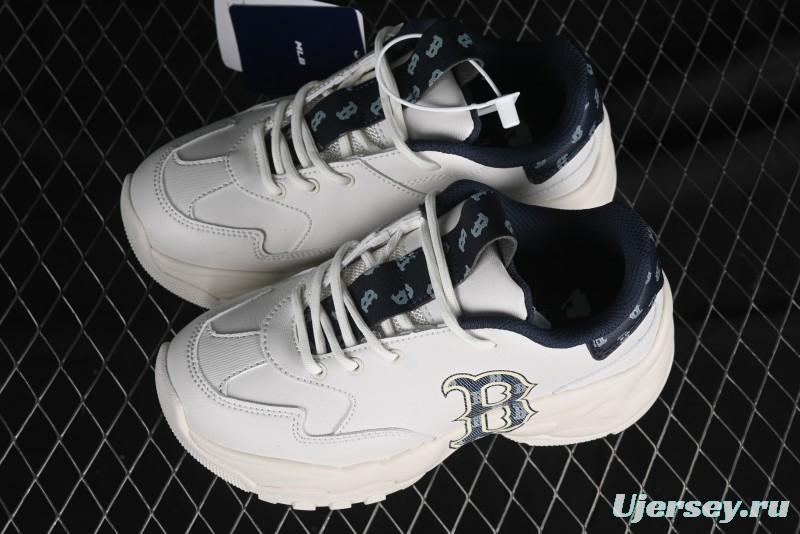 New York Yankees MLB Bigball Chunky Denim Monogram Platform Sneakers - 3ASHBDM4N43NYS