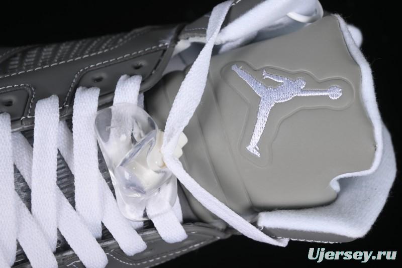 Nike Air Jordan 5 Retro Basketball Shoes with Grey Wolf Colorway - 136027-005