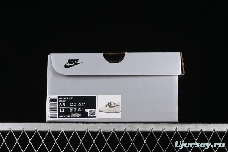 Stussy x Nike Air Force 1'07 Low Casual Sneakers - ZH0316-041