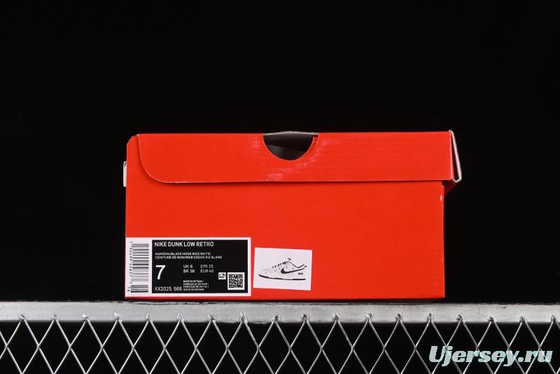 Nike SB Dunk Low Supreme Collaboration - Beige Black Mini Swoosh Anniversary Customized Low-Top Casual Skate Shoes - XX2025-566