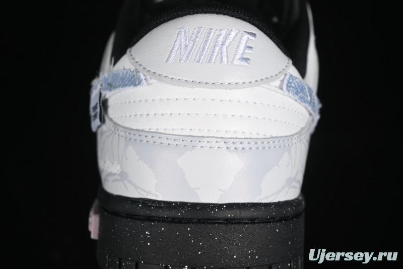 Nike Dunk Low Panda Prank Qixi Special Edition Low-Top Casual Sneakers - DD1391-100