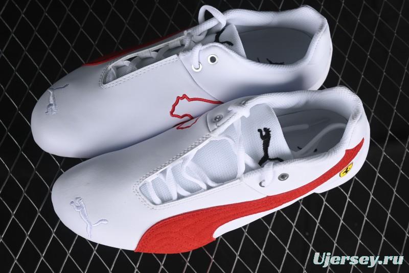 Puma Sparco Future Round Toe Lace-Up Leather Fabric Low-Top Lifestyle Casual Shoes - 308585-02