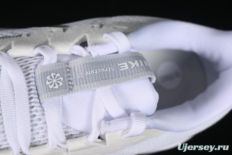 Nike Air Zoom Structure 25 Cushioned Anti-Slip Running Shoes - DJ7884-101