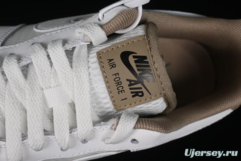 Nike Air Force 1 '07 Low Casual Sneakers with Full-Length Air Cushion - FZ5225-100