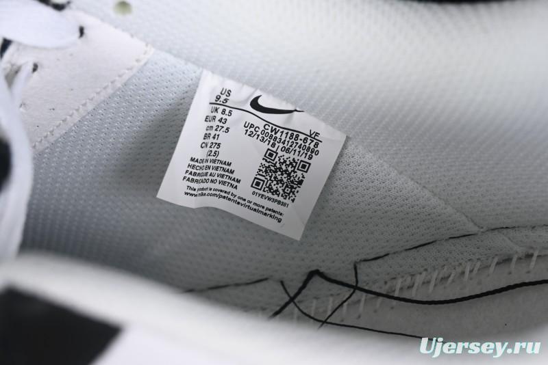 Nike Air Force 1 '07 Low Casual Sneakers with Lazy Panda Design - CW1188-768