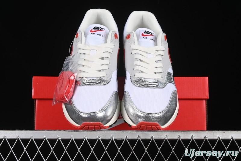 Nike Air Max 1 Retro Running Shoes with Half-Sole Air Cushion - HF7746-100