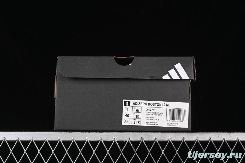 Adidas Adizero Boston 12 Junior Running Shoes with Lightstrike Pro and ENERGYROD - JR2731