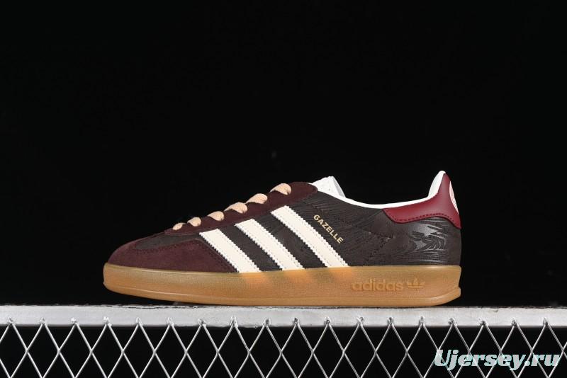 Adidas Originals Gazelle Indoor Retro Casual Slip-Resistant Wear-Resistant Low-Top Sneakers - JP5671