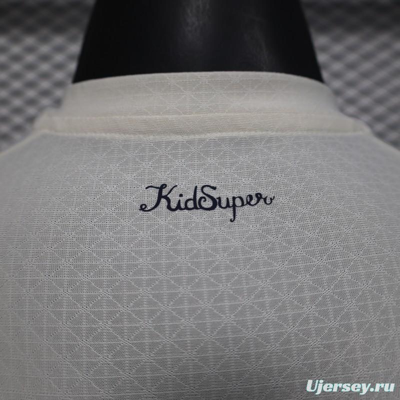 Player Version 25/26 Al Hilal White with Gold Stripes Jersey