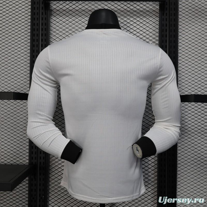 Player Version 2025 Germany Home Long Sleeve 125Th Anniversary Jersey