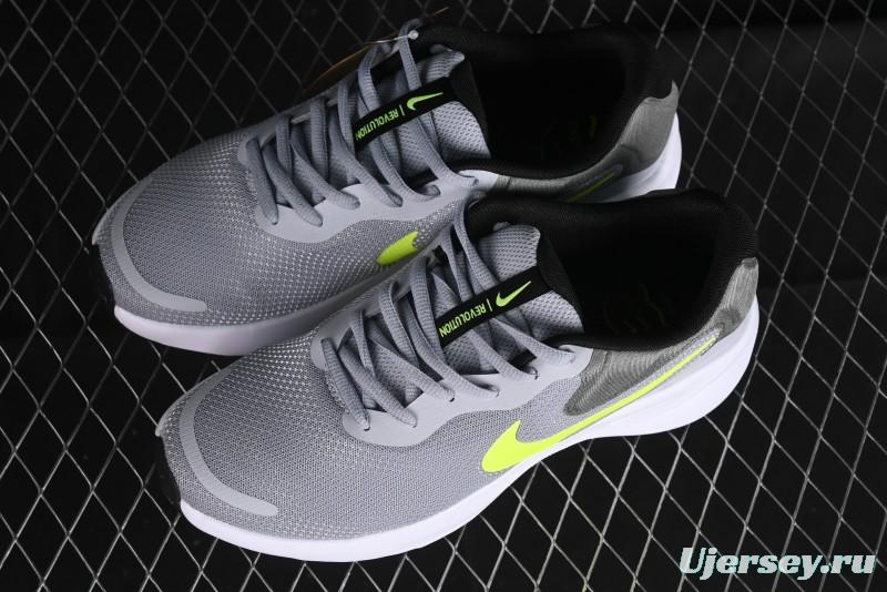 Nike Revolution 7 Wide Running Shoes with Breathable Mesh Upper and Durable Rubber Outsole - FB2207-002
