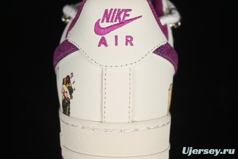 Nike Air Force 1 '07 Low x Capybara "Flute Blowing Boy" Casual Lace-Up Sneakers - LV0506-660