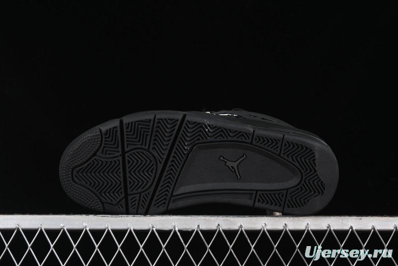 Nike Air Jordan 4 Retro Basketball Shoes with Mesh Design - FV7251-001