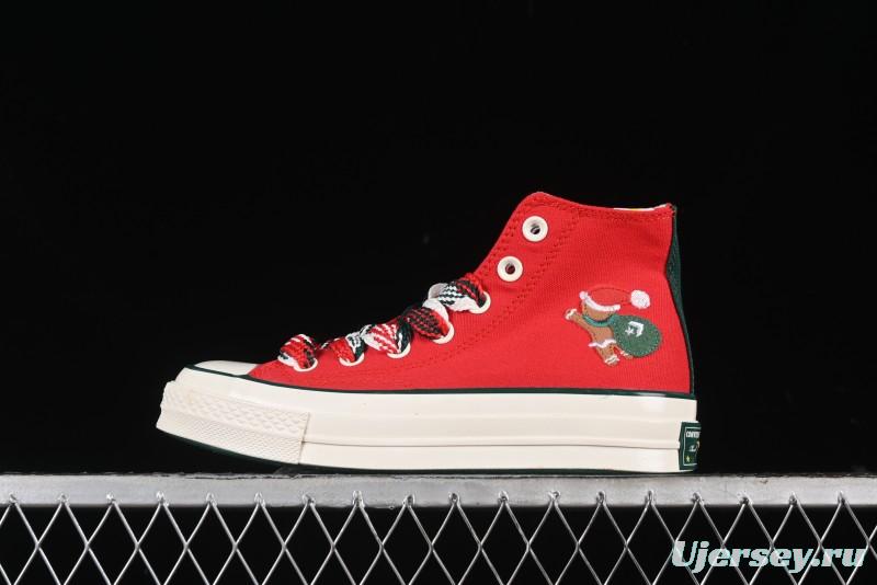 Converse 1970s Christmas Theme High Top Casual Sneakers for Winter - A12454C
