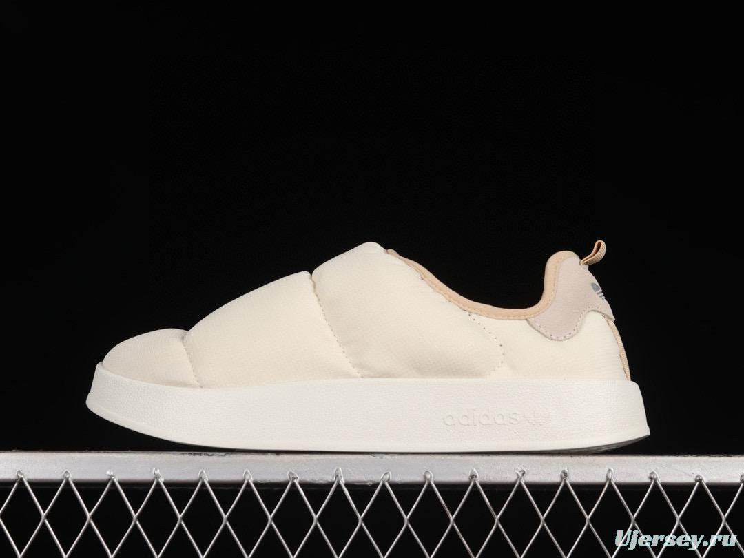 Adidas Ruffylette HR1481 Winter Slip-On Board Shoes with Warm Lining