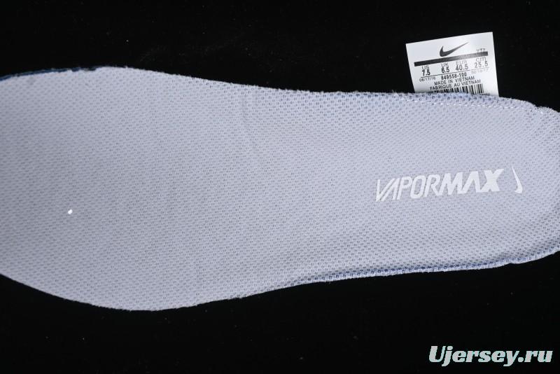 Nike Vapormax Flyknit Breathable Casual Running Shoes with Full-Length Air Cushion - 849558-100