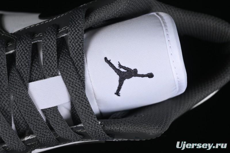 Nike Air Jordan 1 Low Iron Grey Casual Sneakers - 553558-152