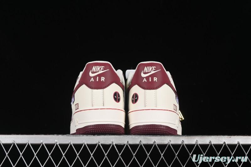 Nike Air Force 1'07 Low "Deadpool" Marvel Series Deadpool Casual Sneakers - FB1839-512