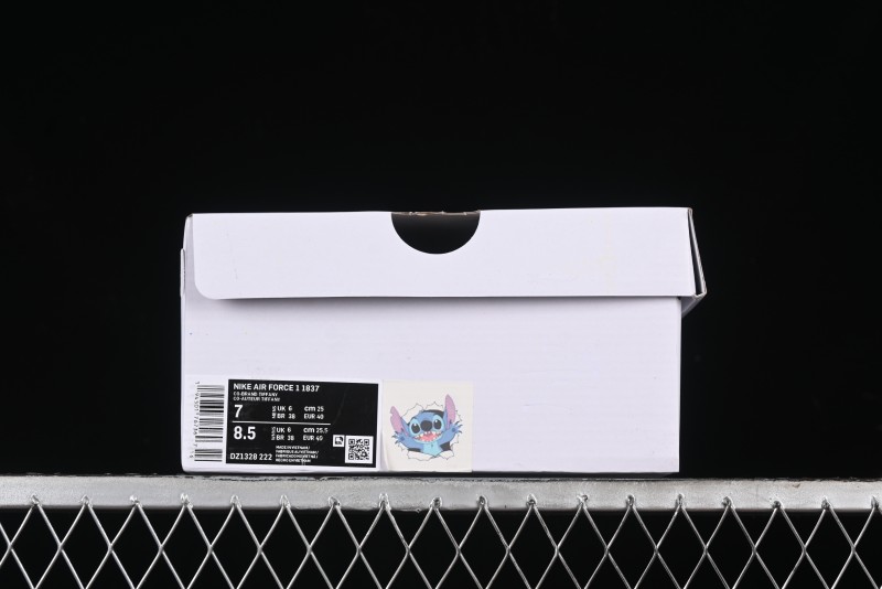 Nike Air Force 1 '07 Low x Stitch Casual Lace-Up Sneakers - DZ1328-222