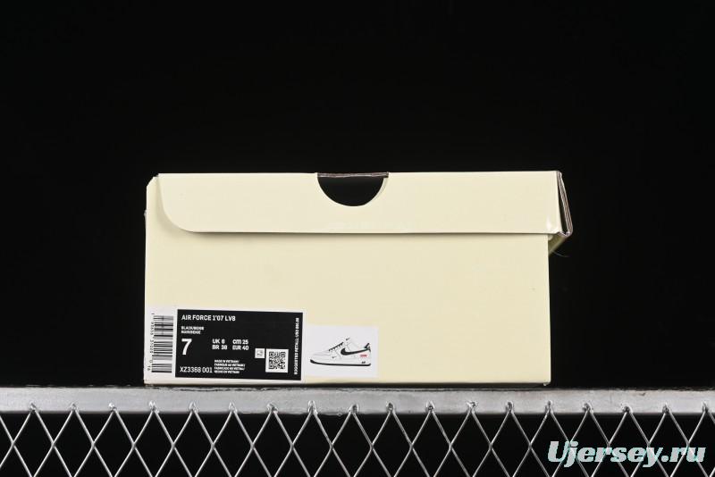 Nike Air Force 1 '07 Low Supreme Collaboration - White Black - XZ3368-001