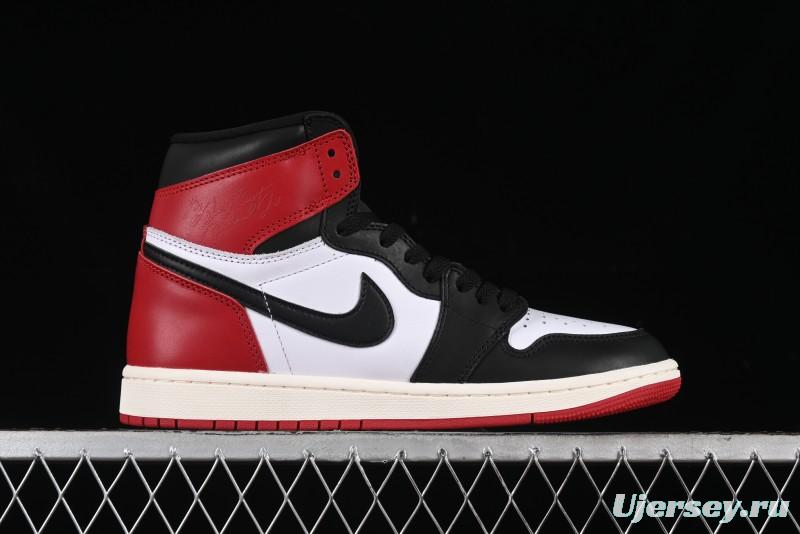 Nike Air Jordan 1 High OG Retro Basketball Shoes with Black Toe Design - DZ5485-106