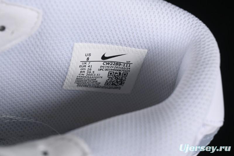 Nike Air Force 1 Mid Custom Hand-Painted Broken Three Hooks Shadow Spray-Painted Strap Mid-Top Casual Sneakers - CW2289-111