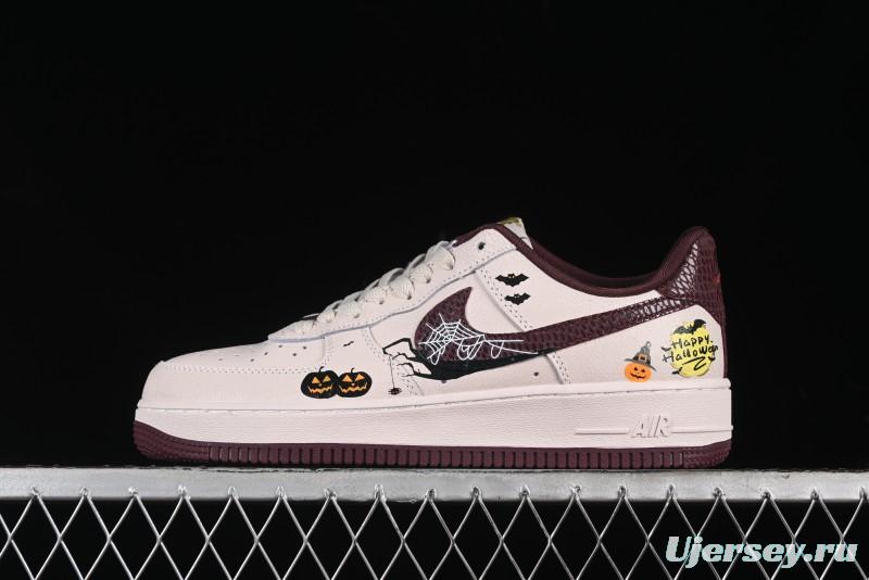 Nike Air Force 1'07 Low "Pumpkin Head" Halloween Themed Casual Sneakers - XL2321-888