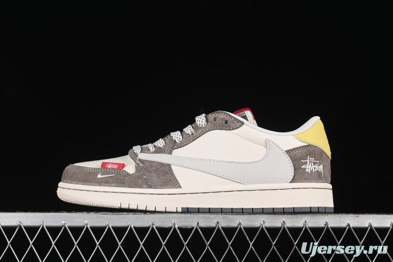 Nike Travis Scott x Fragment Design x Air Jordan 1 Low OG SP AJ1 - SJ2068-136