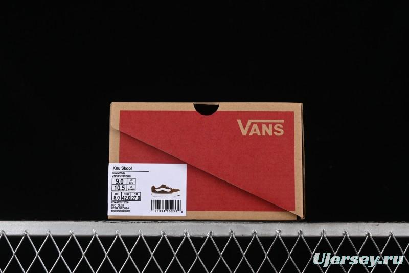Vans Classics Knu Skool Retro Sneakers with Enlarged Toe and Thickened Trim - VN000CS0BR0