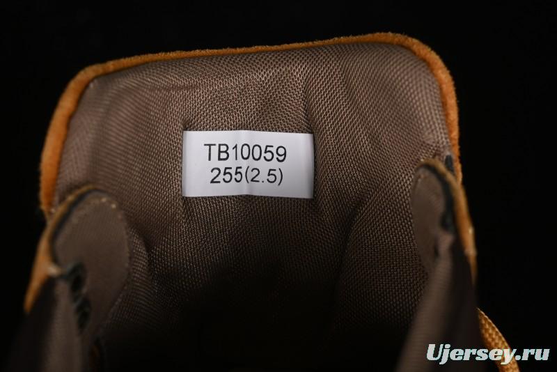 Timberland Outdoor Mid-Top Casual Martin Boots with Premium Italian Suede Leather - TB10059YELLOW