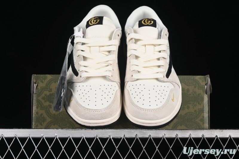 Nike Travis Scott x Fragment Design x Air Jordan 1 Low OG SP AJ1 Retro Sneakers - SJ2068-106