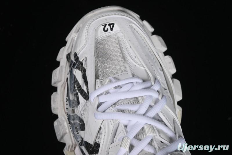 Balenciaga Track Sneaker Tess with Transparent Heel Strap - WTRHW9010