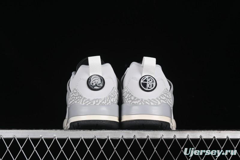 Nike Jordan Spizike Low AJ Hybrid Element All Black Crackle Color Casual Sneakers - HQ1191-011