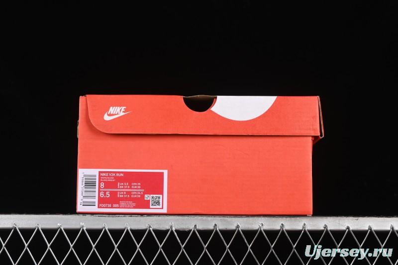 Nike V2K Runtekk 3XL Retro Low-Top Running Shoes with Shock Absorption and Anti-Slip Design - FD0736-005