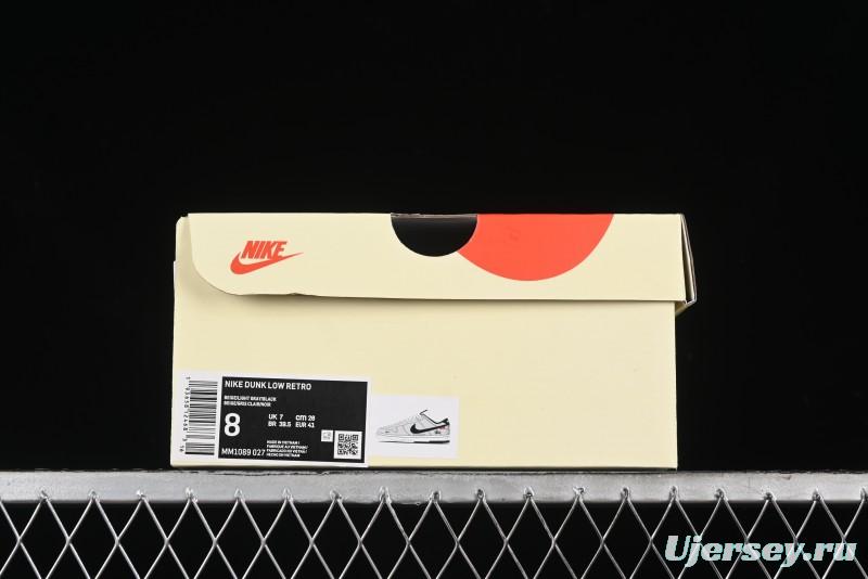 Nike SB Dunk Low Stussy Series - Battle Grey Black Hook Anniversary High-End Custom Low-Top Casual Skate Shoes - MM1089-027