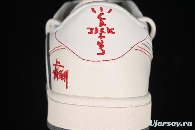 Nike Travis Scott x Fragment Design x Air Jordan 1 Low OG SP AJ1 Sneakers - SJ0086-136