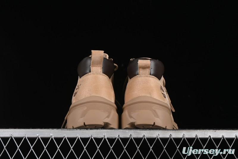 Timberland Outdoor Mid-Top Casual Martin Boots with Premium Suede Leather and Anti-Odor Insole - TB10059SAND