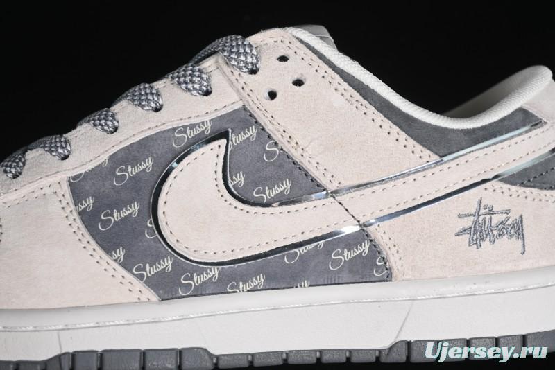 Nike SB Dunk Low Stussy Anniversary Edition Premium Custom Low-Top Casual Sneakers - XX2025-578