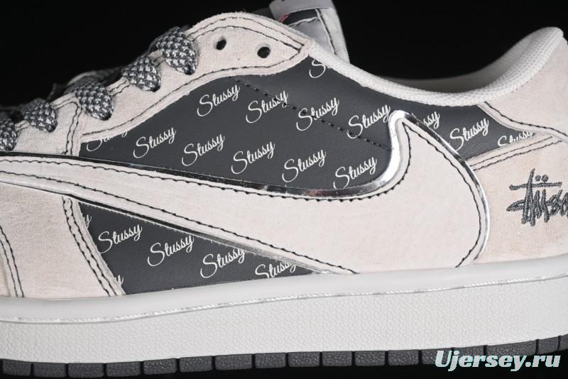 Nike Travis Scott x Fragment Design x Air Jordan 1 Low OG SP AJ1 Retro Sneakers - XZ3398-002