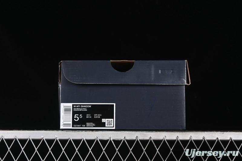 Nike Air Force 1 Shadow Lightweight Lifting Low-Top Casual Sneakers - DZ1847-108