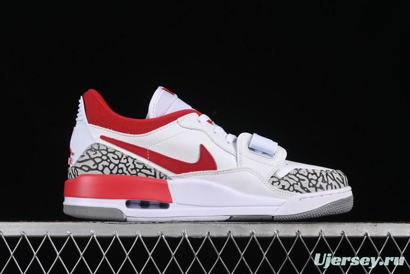 Nike Air Jordan Legacy AJ312 Low Sneakers with Triple Strap Design - FQ7827-106