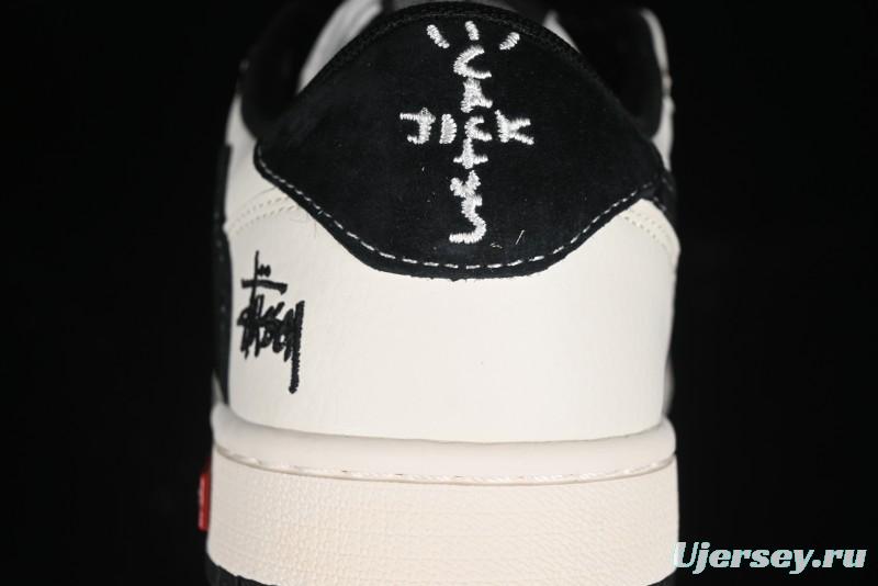 Nike Air Jordan 1 Low OG SP Travis Scott x Fragment Design Collaboration Sneakers - SJ2068-129