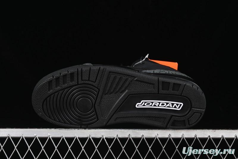 Nike Air Jordan 3 Retro Basketball Shoes in Midnight Black - CT8532-001