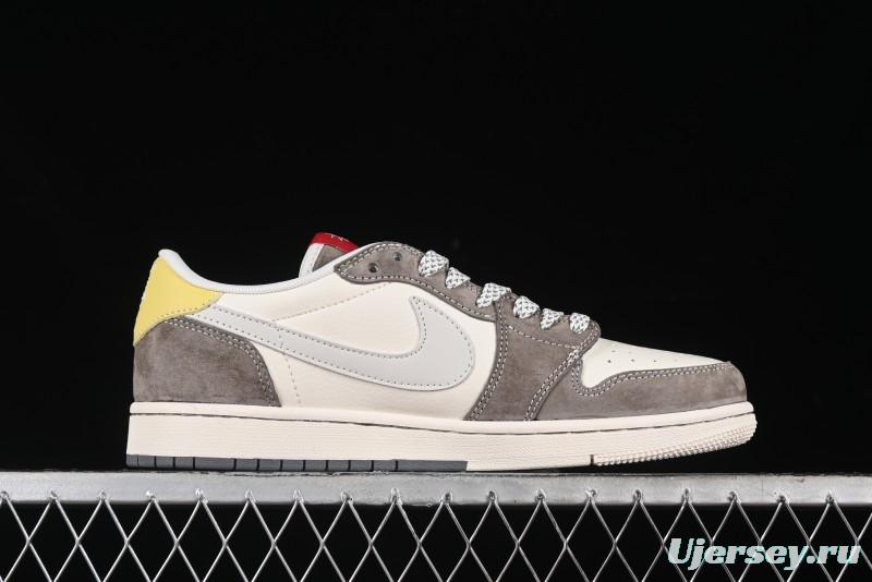 Nike Travis Scott x Fragment Design x Air Jordan 1 Low OG SP AJ1 - SJ2068-136