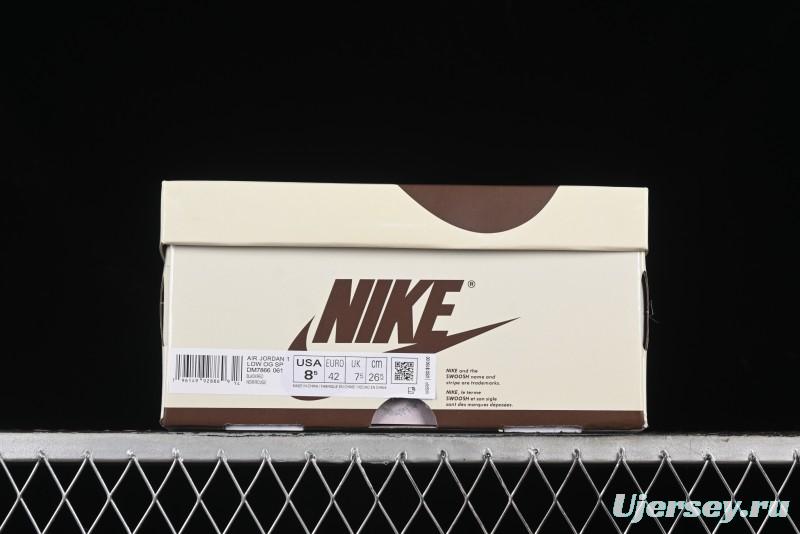 Nike Travis Scott x Air Jordan 1 Low OG AJ1 Reverse Swoosh Sneakers - DM7866-061