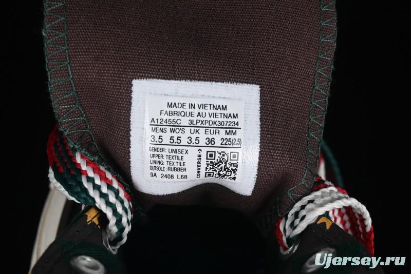 Converse 1970s Christmas Theme High Top Casual Sneakers for Winter - A12455C